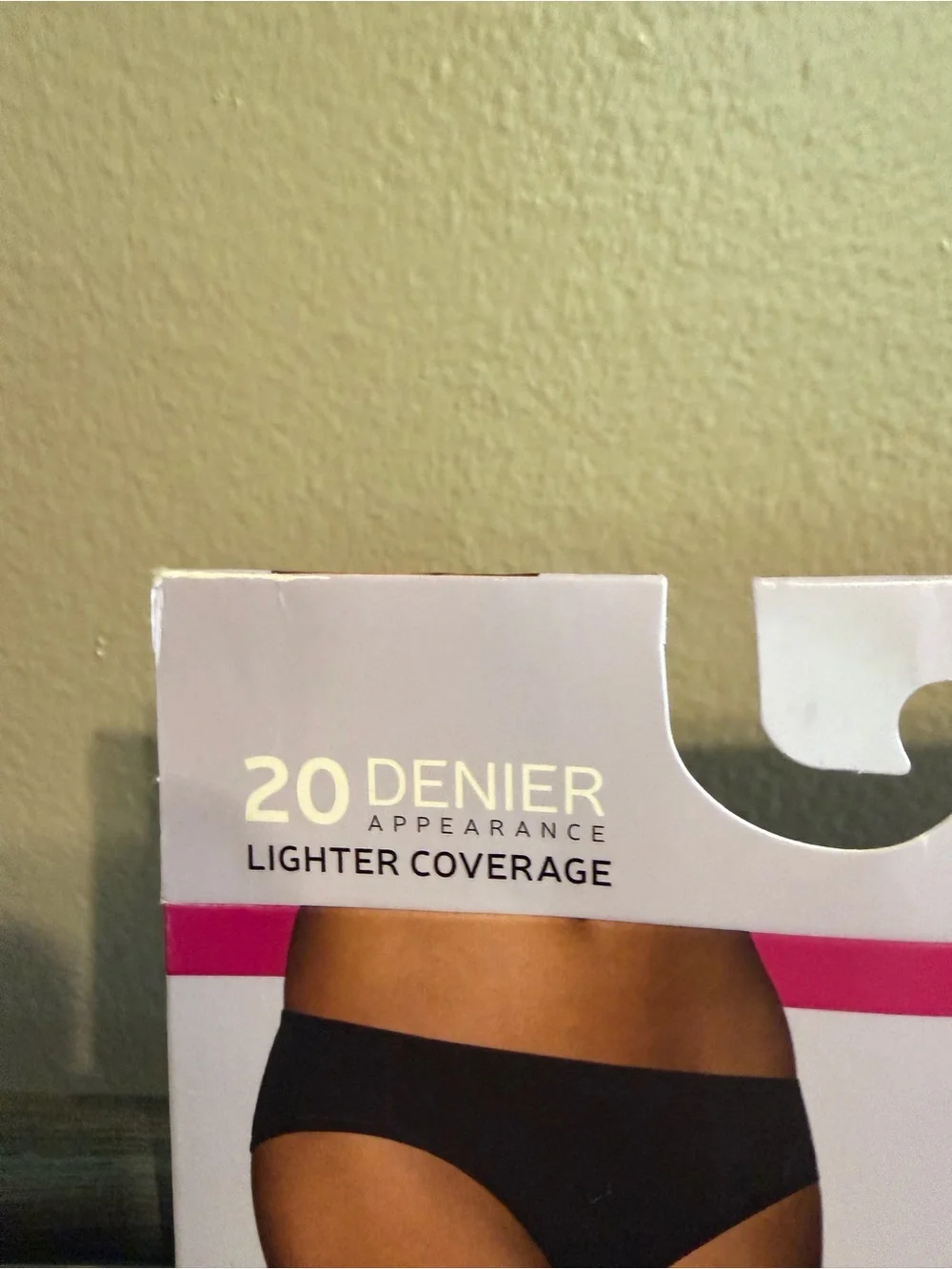 Hanes Premium Silky Sheer Lace Thigh High Stockings Black XL 20 Denier NIP